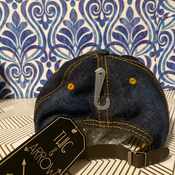 Twig and Arrow Ladies USA Distressed and Blinged Out Baseball Cap - Picture 5 of 5